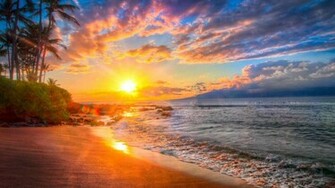 Hawaii Sunset Wallpaper HD