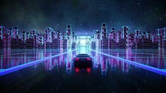 Outrun Trailblazing Car Live Wallpaper X In