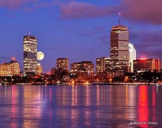 Boston Skyline Wallpaper