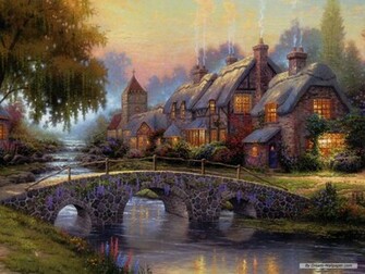 Wallpaper Thomas Kinkade Index