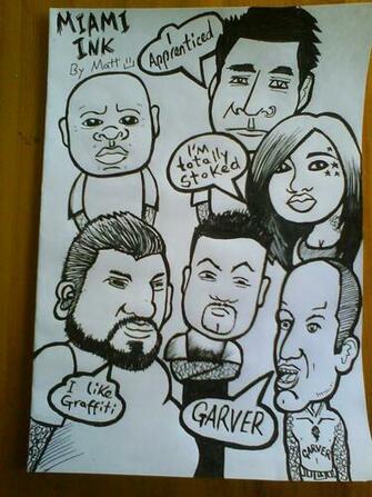 Miami Ink Cartoon By M B T