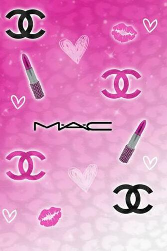 Pink Chanel Background Heart Sms Themes With