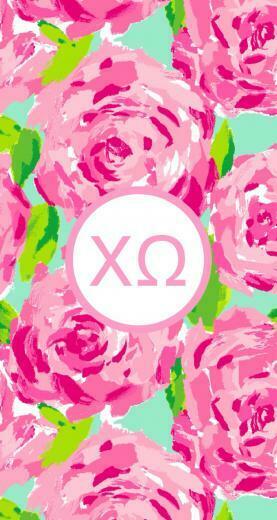 Chi Omega iPhone Wallpaper