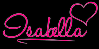 Isabella Name Logo By Bloom914