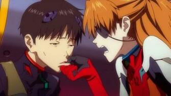 Ikari Shinji Rebuild Of Asuka Langley Soryu Wallpaper