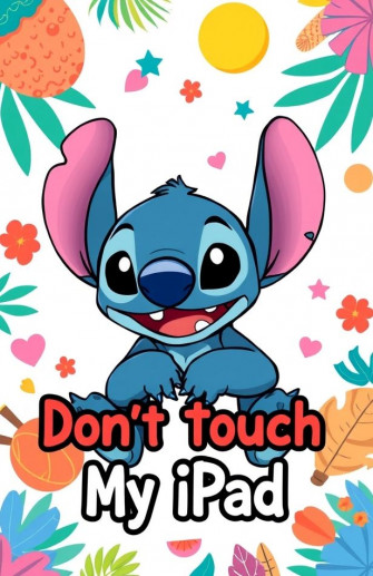 Don T Touch My iPad Stitch Wallpaper