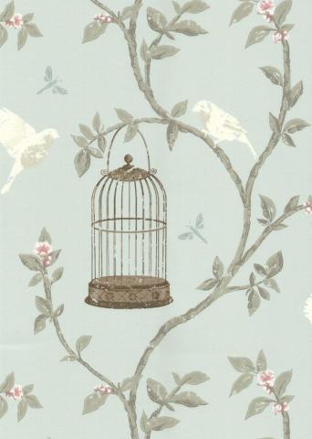 Nina Campbell Bird Cage Walk Wallpaper