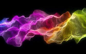 Silk Multi Color Neon Wallpaper