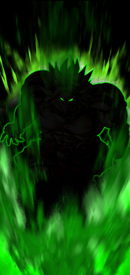 Broly Z Minimalist Contrast Wallpaper Sorry For The Delay Guys