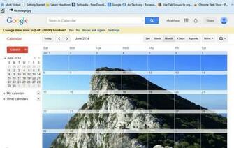 Add A Background Image To Google Calendar Tip