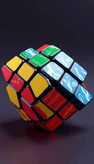 3d Wallpaper Rubix Cube