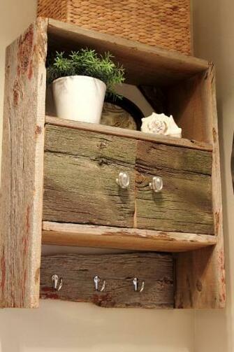 Diy Barnwood Bathroom Cabinet The Creek Line House