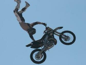Style Motocross Back Flip Wallpaper