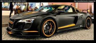Custom Matte Black Audi R8 With Orange Stripes Spotted Somewhere In U