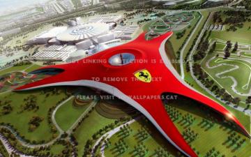 Ferrari World Abu Dhabi Ferari Architecture
