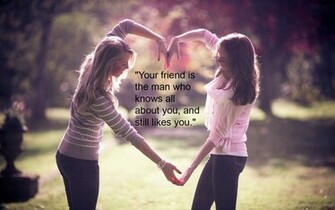 Girl Friendship Day Wallpaper