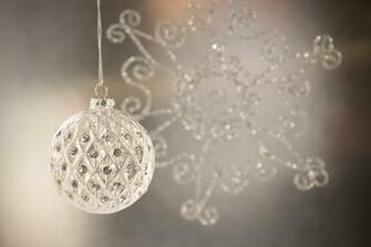 Silver Christmas Decorations Photo