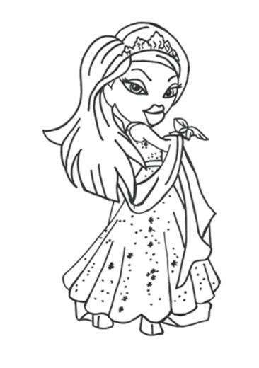 Bratz Coloring S For Kids Printable Pictures