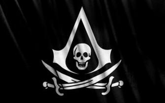 Assassin S Creed Iv Black Flag Logo Wallpaper