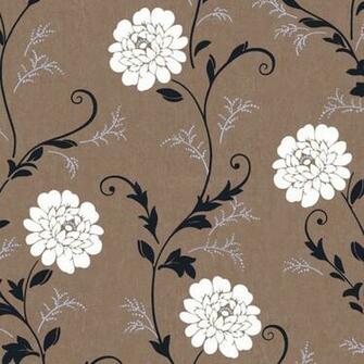 Debona Gemma Mocha Cream Wallpaper