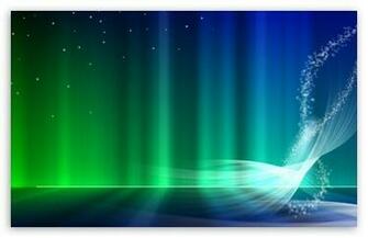 Vista Blue And Green Aurora HD Desktop Wallpaper Widescreen High