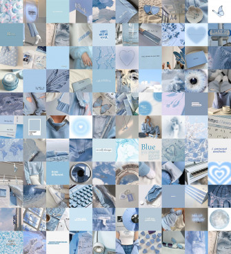 A Beautiful Light Blue Aesthetic Wallpaper