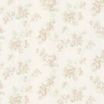 Pastel Satin Floral Trail Wallpaper Tiffany Mirage