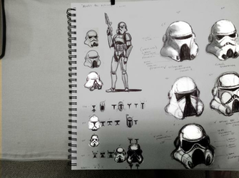Star Wars Episode Vii Stormtrooper Helmet Concepts By Droidshack On