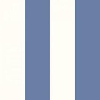 Home Decor Wallpaper Wide Stripes Blue