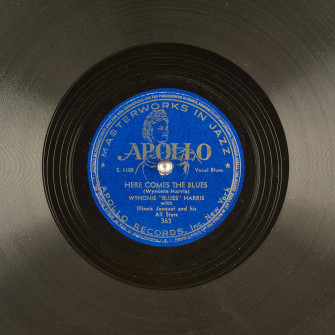 Wynonie Harris Here Comes The Blues Vinyl Record Wallpaper