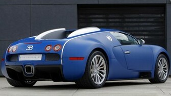 Car Wallpaper Bugatti Veyron Bleu Centenaire Humor