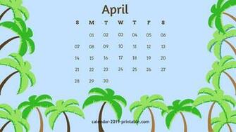 April Wallpaper Calendar Calendars