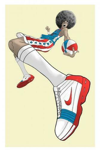Harlem Globetrotter By Sasabralic