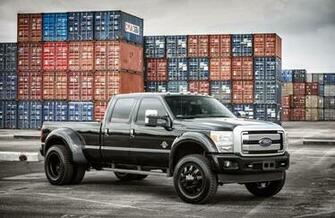 Ford F350 Super Duty Truck Pickup Cars Black Tuning Wallpaper