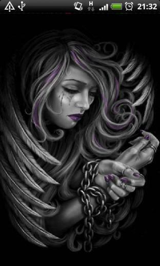 Sad Angel Live Wallpaper Android Apps On Google Play