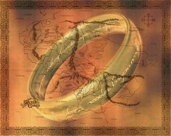 Lord Of The Ring Map By Garysrobbo