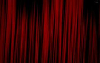 Red Velvet Curtain Wallpaper