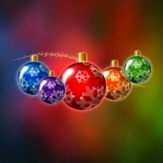 Christmas Bulbs iPad Wallpaper iPadflava