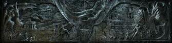 Split Alduin S Wall Wallpaper 3x Skyrim