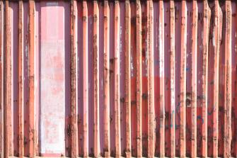 Architects Paper Photo Wallpaper Container Red