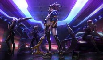 K Da Akali Lol Wallpaper