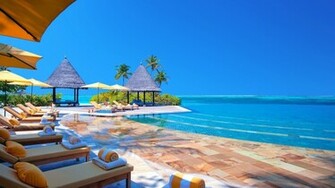Exotic Resort Wallpaper