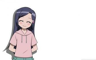 Happy Girl Anime White Background HD Desktop Wallpaper Image And