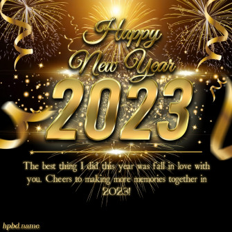 Make Luxury Happy New Year Card Image