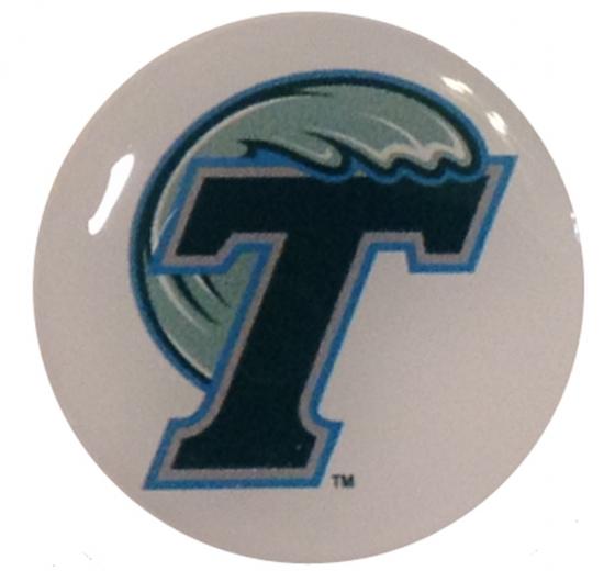 Kargoyles Tulane Green Wave White Background