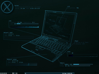 Panel To The Left Is Fbr A Desktop R For Use With Fluxbox