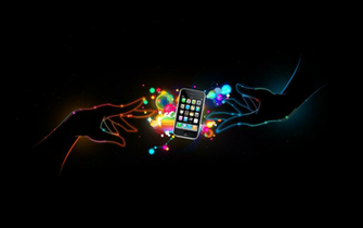 Magic Hands iPhone Desktop Wallpaper