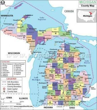 Best Michigan County Map HD Photo Galeries Wallpaper