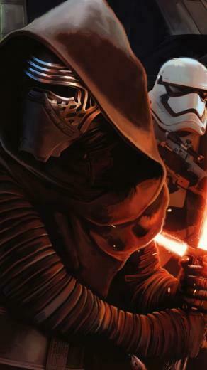 Star Wars The Force Awakens Wallpaper Kylo Ren Stormtrooper