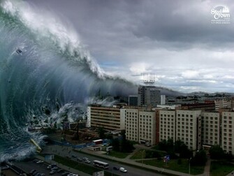 Background Wallpaper Computer Tsunami